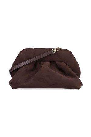 Clutch Tia Vegan Suede Marrone THE MOIRE' | TMFW25TSUE109EBONY